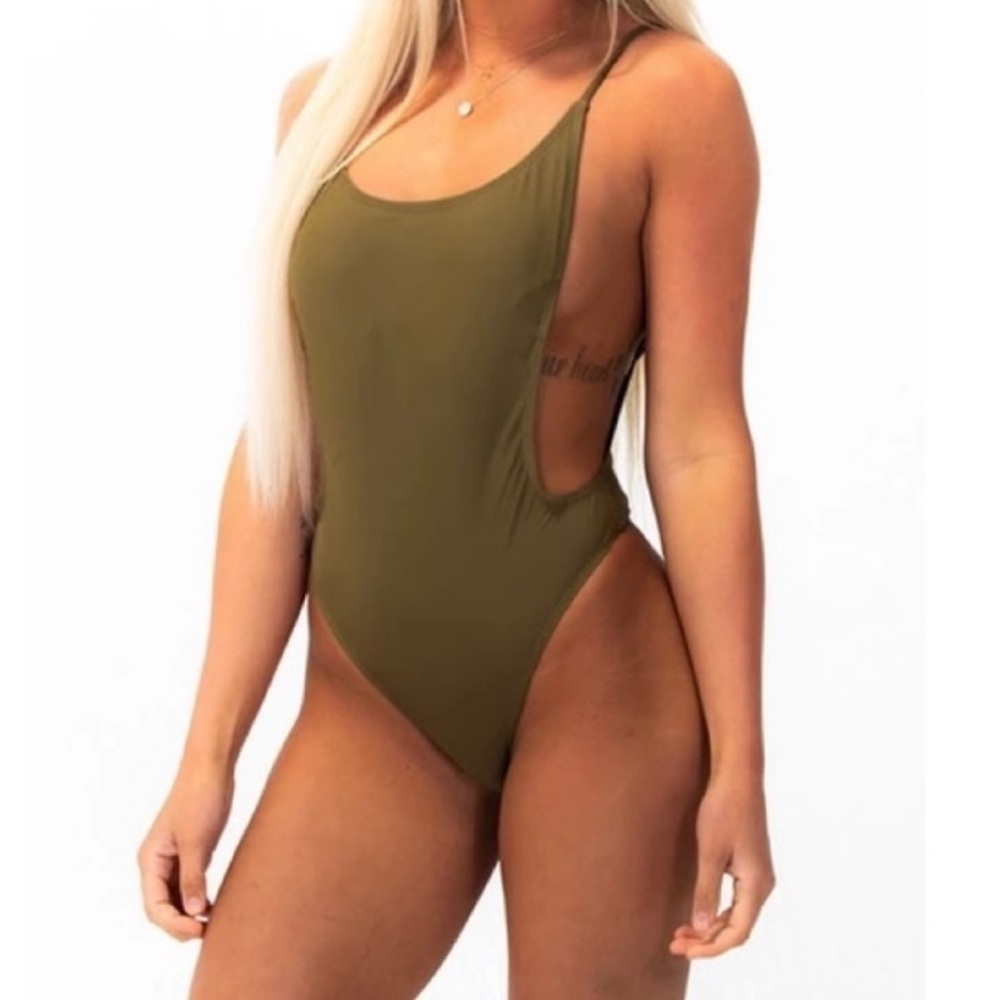 Sunny Co Clothing Pamela Swim Suit Small NWT